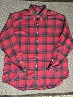 Ralph Lauren Men's Blake Button Down Shirt - Size XL - VTG